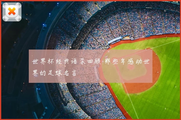 世界杯经典语录回顾 那些年感动世界的足球名言