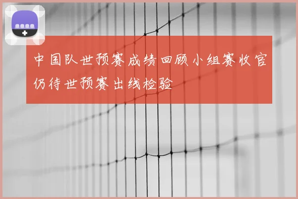 中国队世预赛成绩回顾小组赛收官仍待世预赛出线检验
